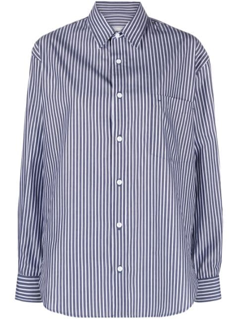 Matteau striped organic-cotton shirt