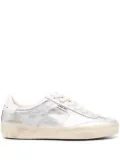 Golden Goose Soul-Star metallic leather sneakers - Silver