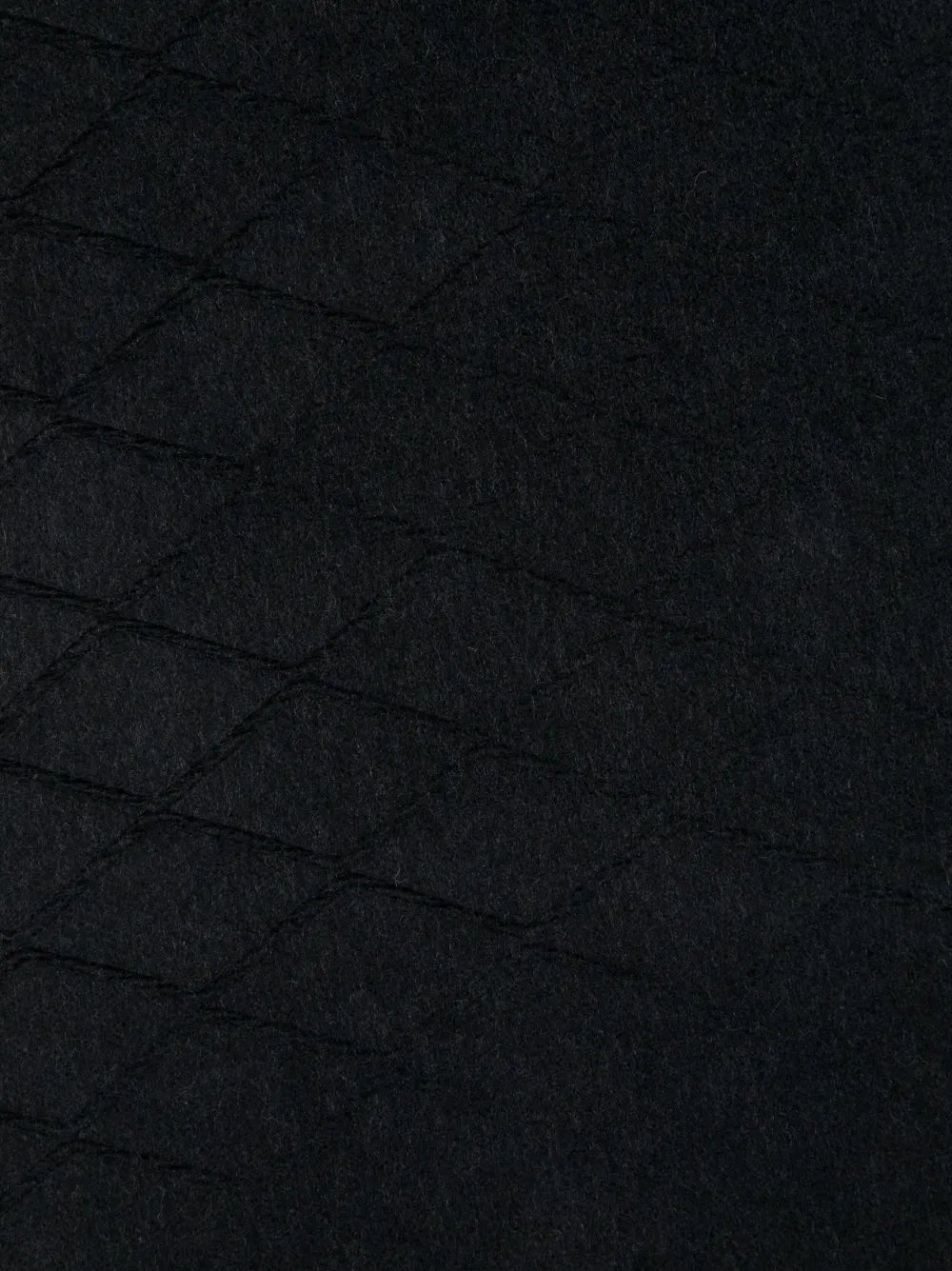 Giorgio Armani logo-print cashmere scarf - Blauw