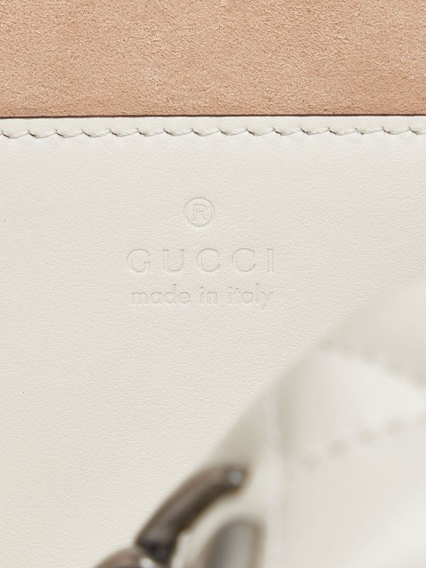 Gucci Pre-owned Small GG Marmont Camera Bag - White