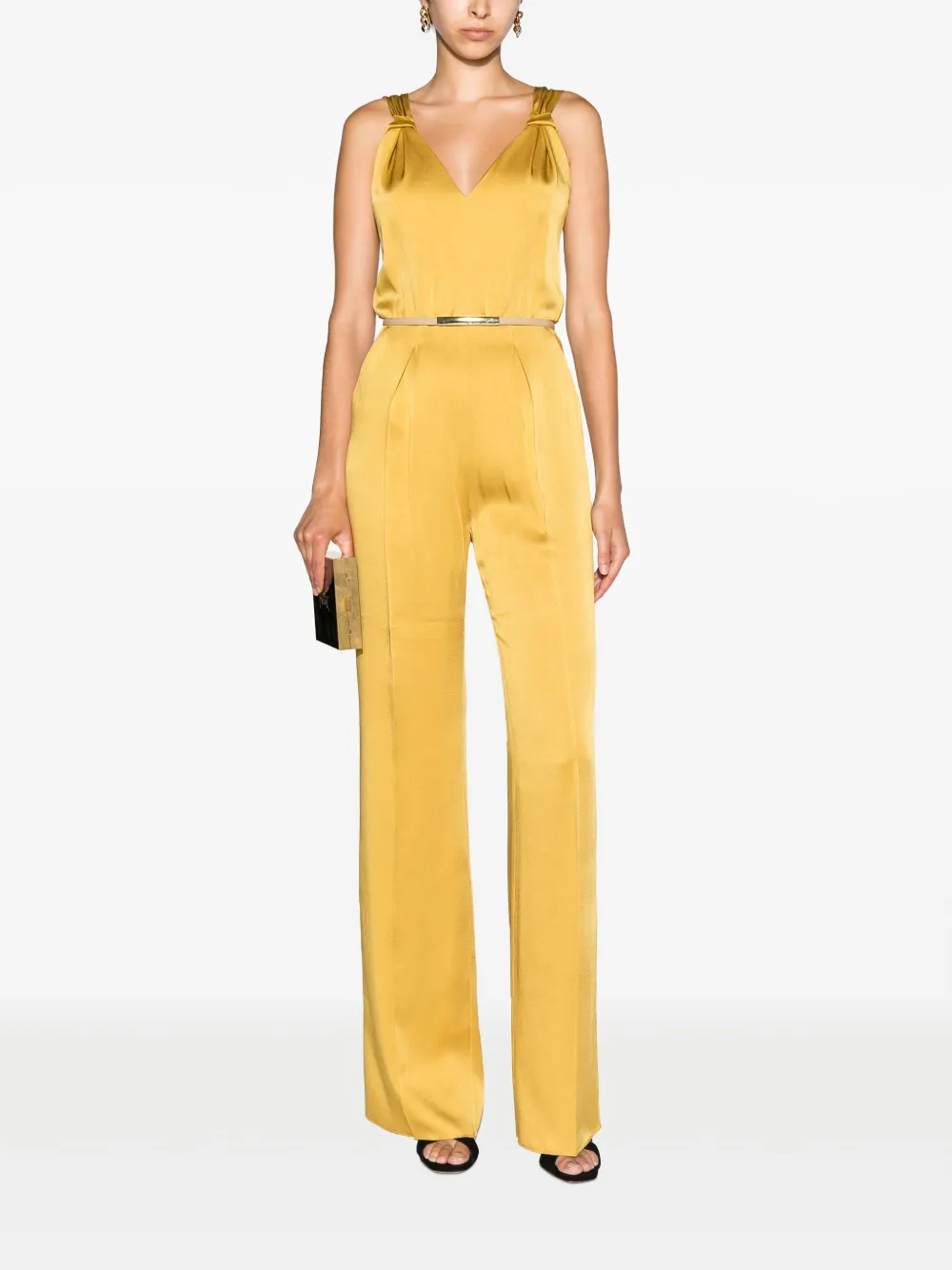 Max Mara Envers satin jumpsuit | Full Length | Image 2