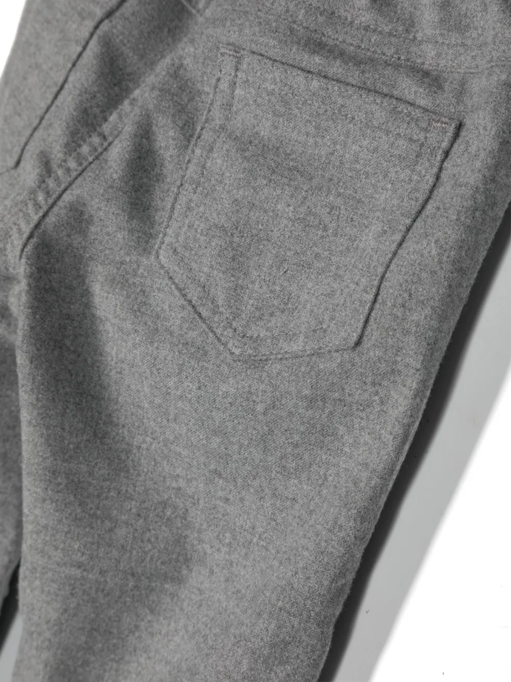 Il Gufo Mid-rise Straight-leg Trousers In Grey