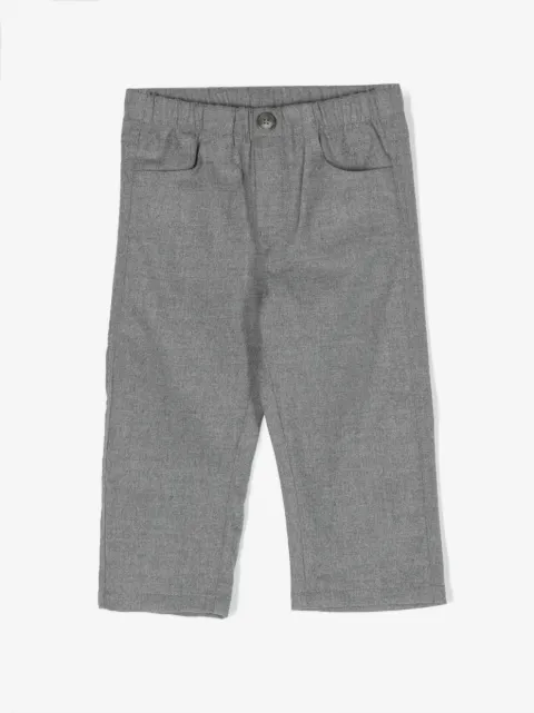 Il Gufo mid-rise straight-leg trousers