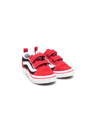 Vans scratch rouge discount