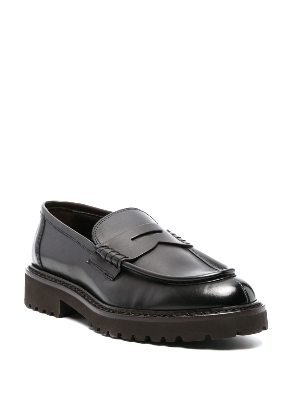 Doucal's Leren loafers - Bruin