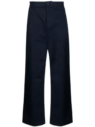 Michael Kors mid-rise cotton-blend wide-leg Trousers - Farfetch 