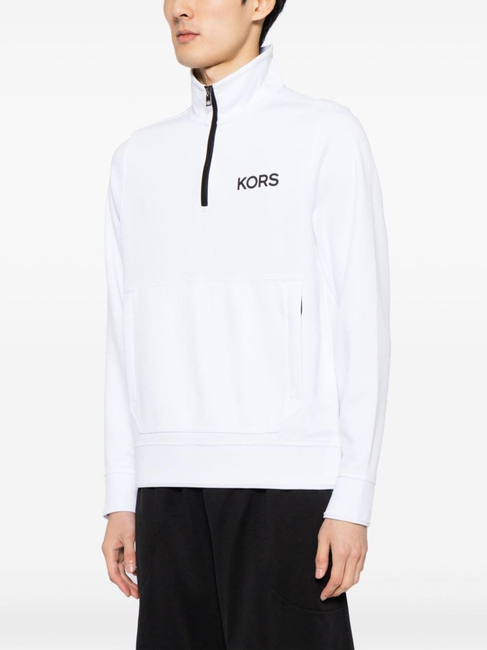 Gold Performance zipped sweatshirt