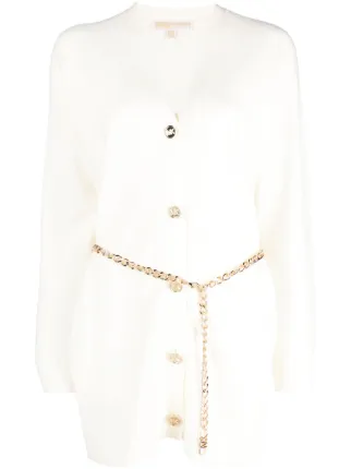 Michael kors white cardigan store