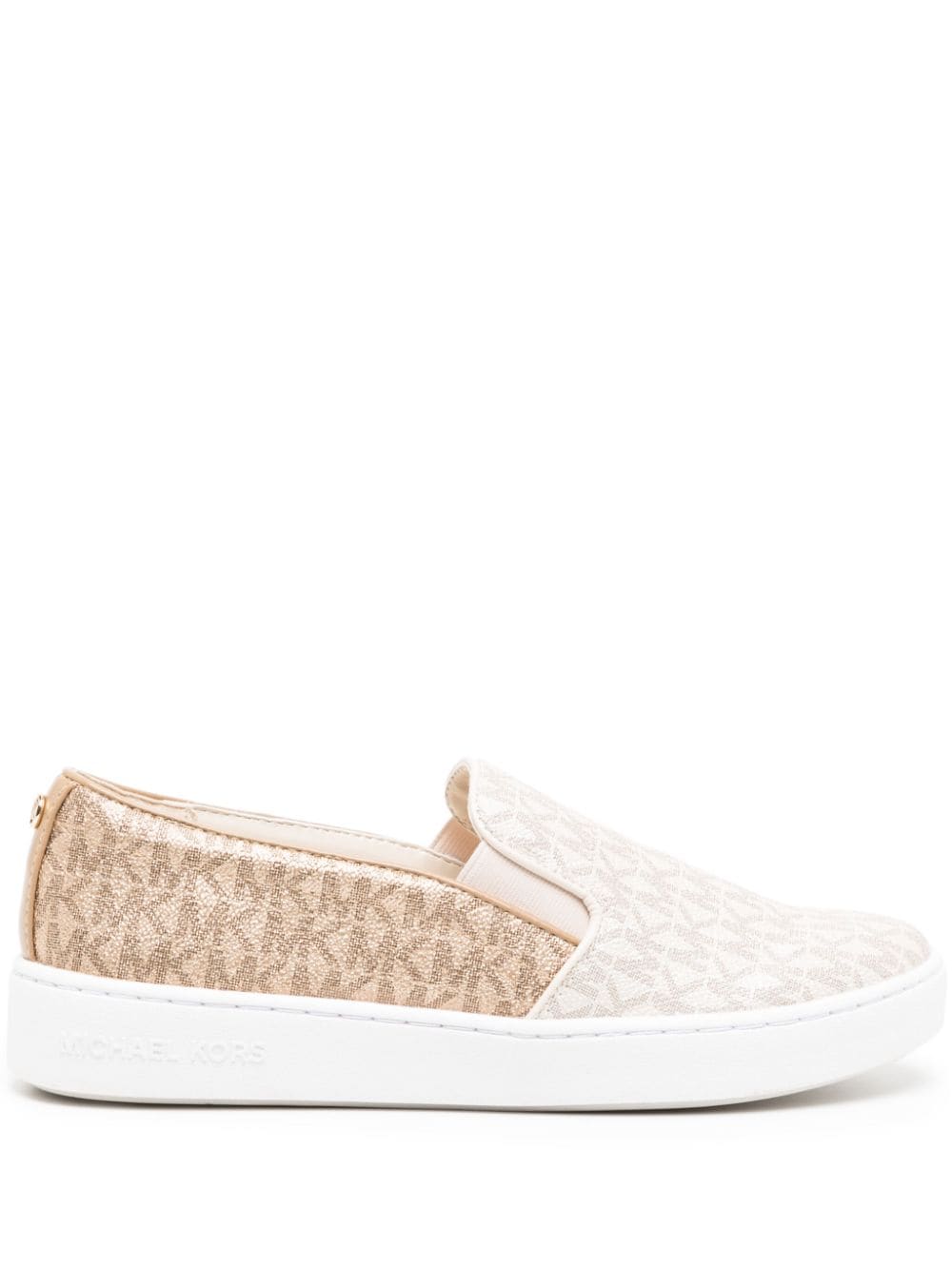 Michael Kors Keaton monogram-pattern slip-on trainers | Smart Closet