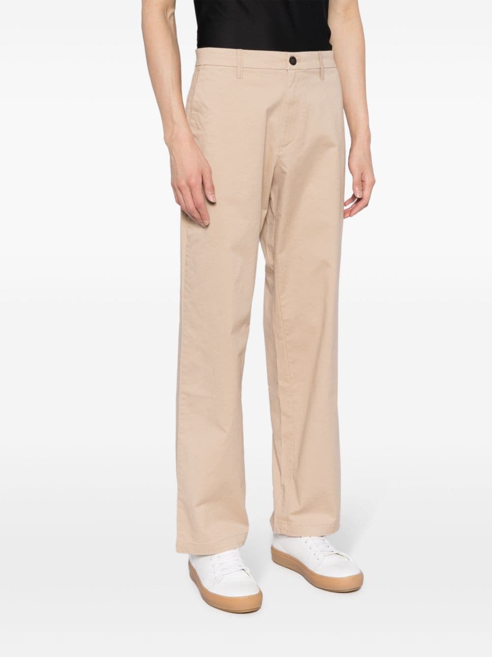 Shop Michael Kors Button-fastening Wide-leg Trousers In Brown
