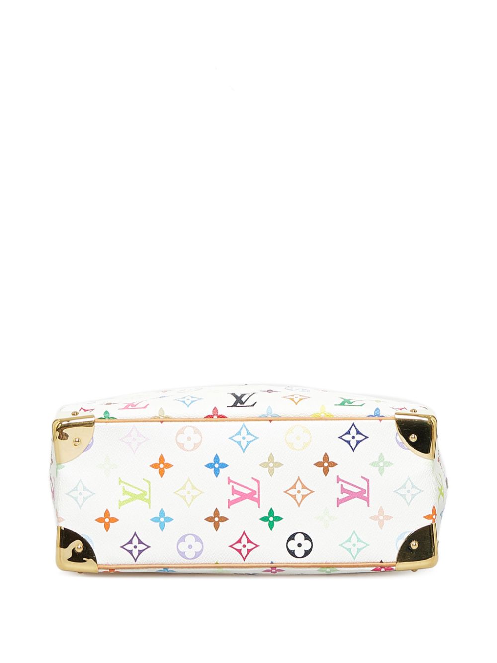 Louis Vuitton White Monogram Multicolore Trouville Multiple colors