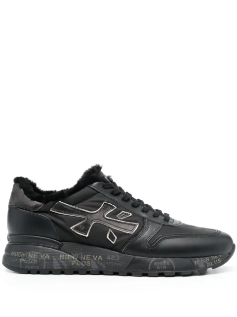 Premiata Mick logo-patch sneakers