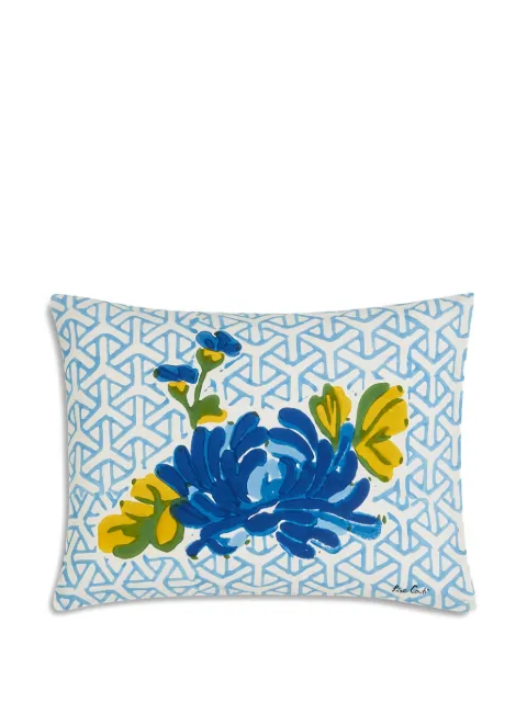 Lisa Corti floral geometric cushion