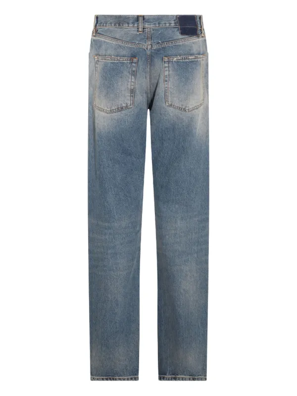 MAISON MARGIELA ストレートデニム　28　美品 Maison Margiela ダメージ ストレートジーンズ | ブルー