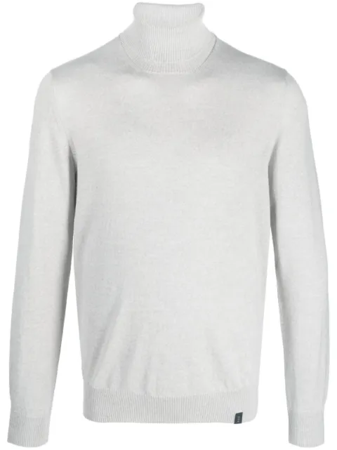 Fay roll-neck virgin wool sweater