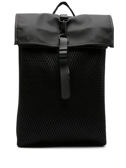 Rains mini Rolltop Rucksack Mesh waterproof backpack