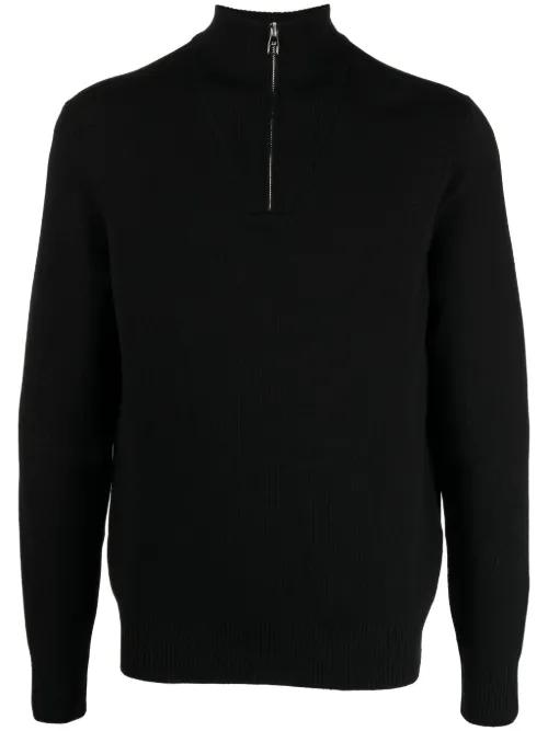Pull en laine à col zippé - Dunhill - Modalova