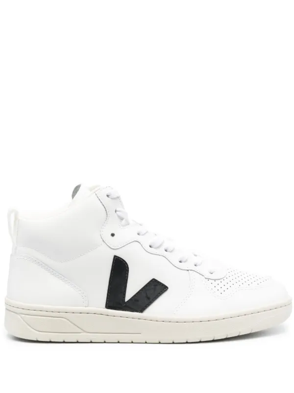 VEJA V-15 ハイカット スニーカー | ホワイト | FARFETCH JP