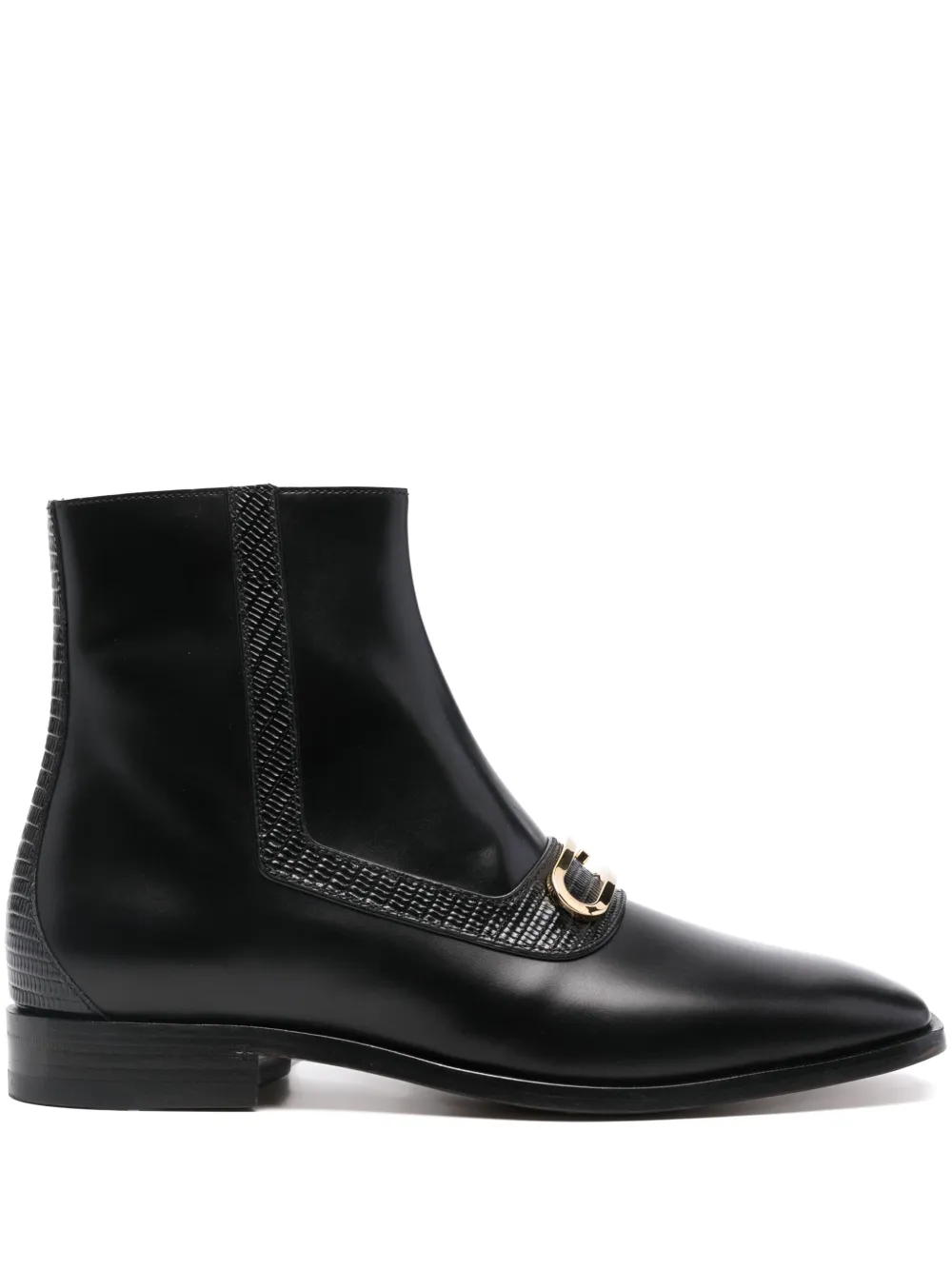 Gucci Geometric G ankle boots Black
