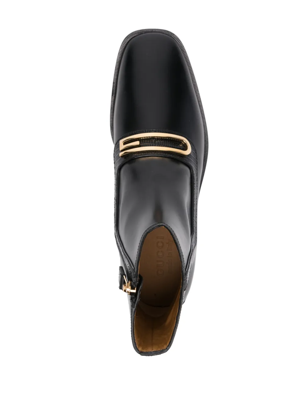 Gucci Geometric G ankle boots Black