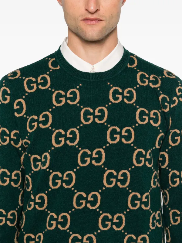 Gucci green jumper hotsell