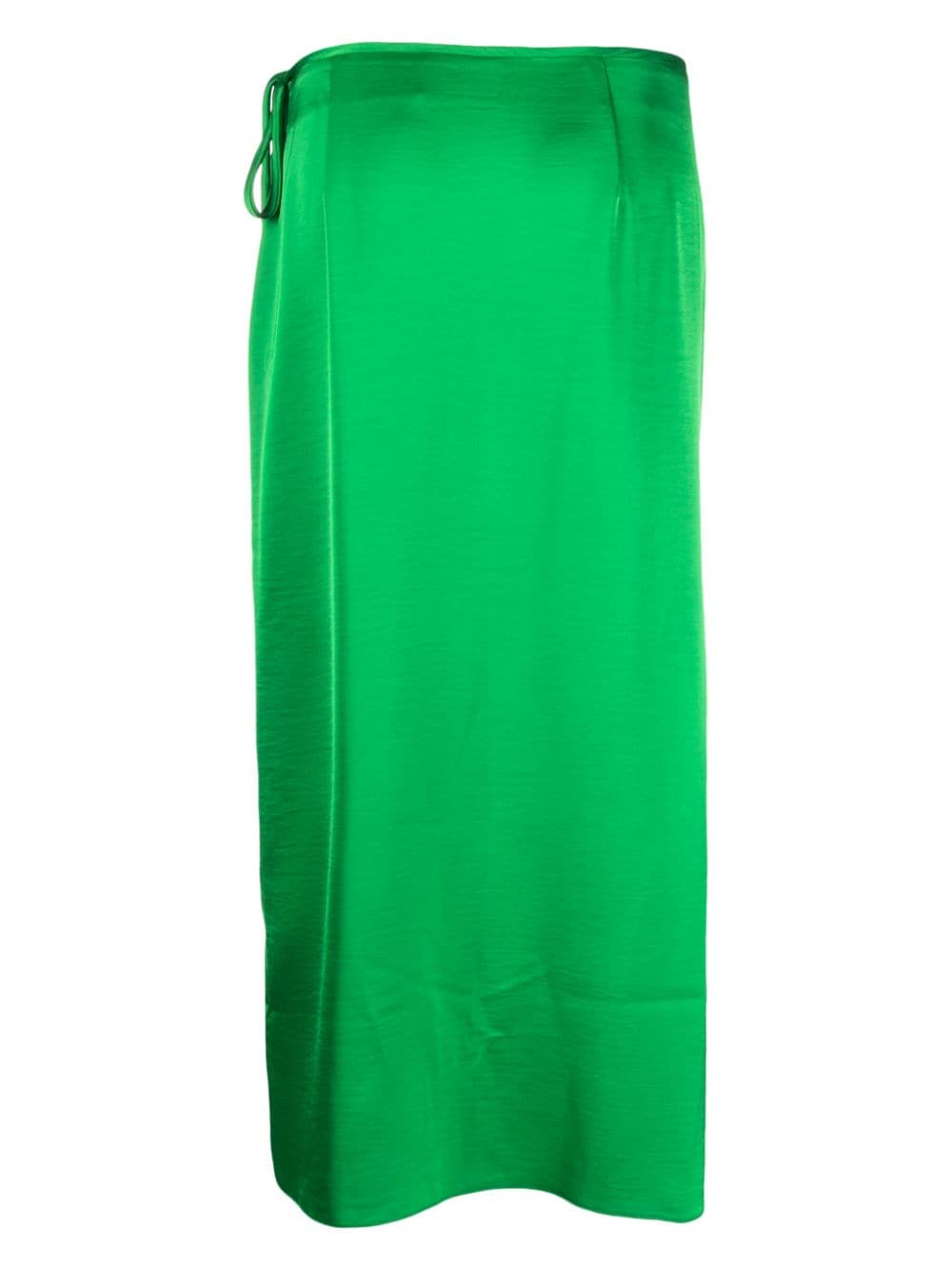 Essentiel Antwerp Midi-rok met striksluiting - Groen