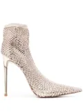 Le Silla Gilda 125mm crystal-embellished pumps - Pink