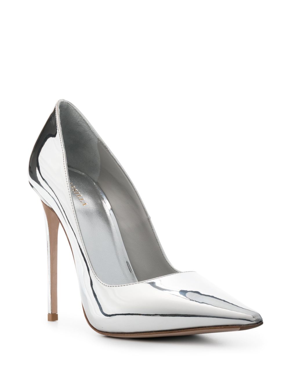 Le Silla Pumps met puntige neus - Zilver