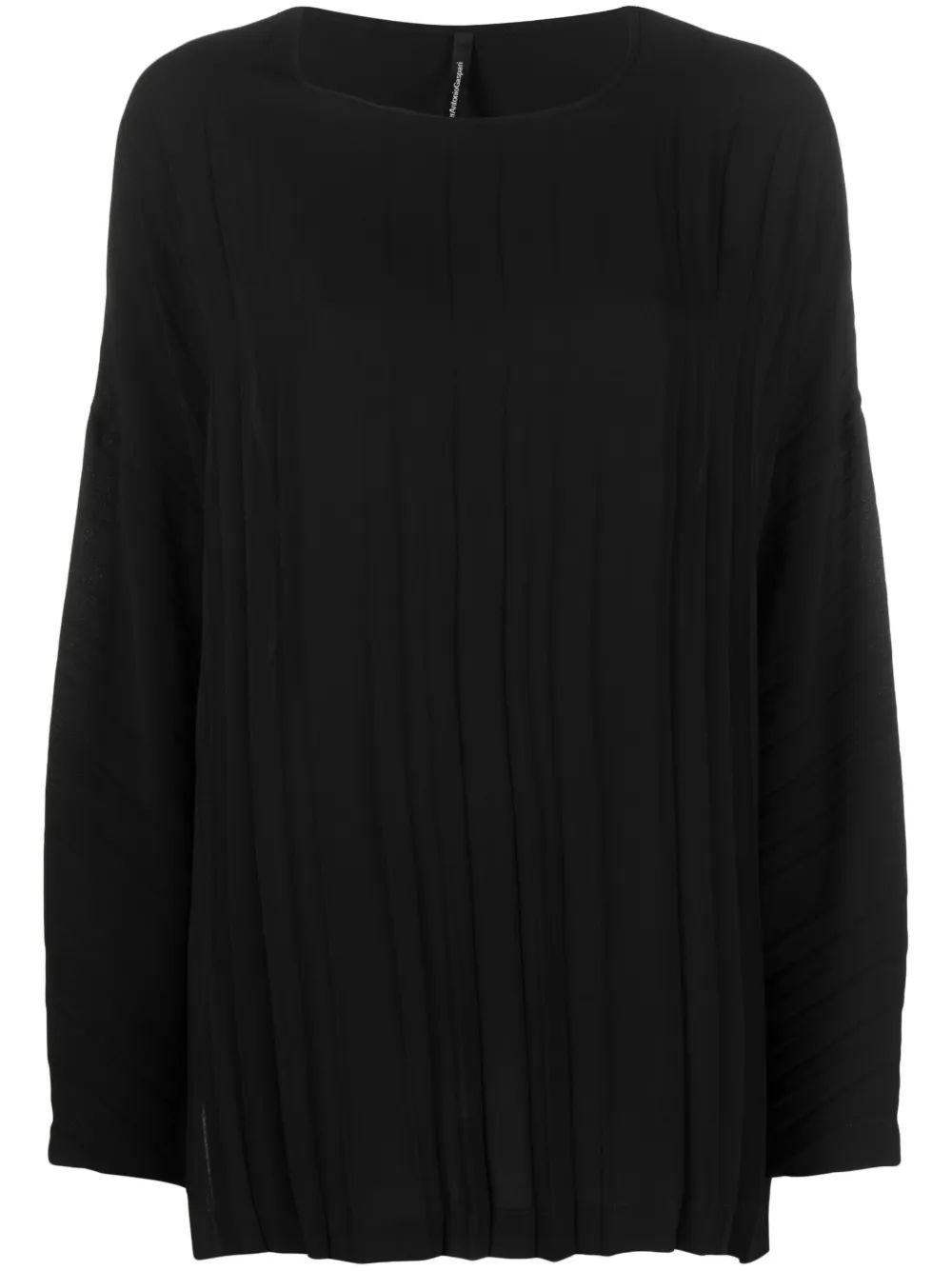 PierAntonioGaspari long-sleeve pleated blouse
