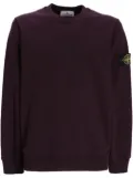Stone Island Compass-motif cotton sweatshirt - Purple