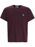 Stone Island Compass-motif cotton T-shirt - Purple