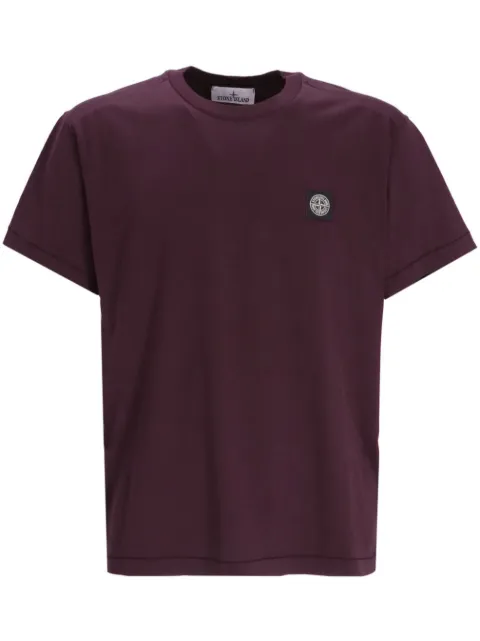 Stone Island Compass-motif cotton T-shirt