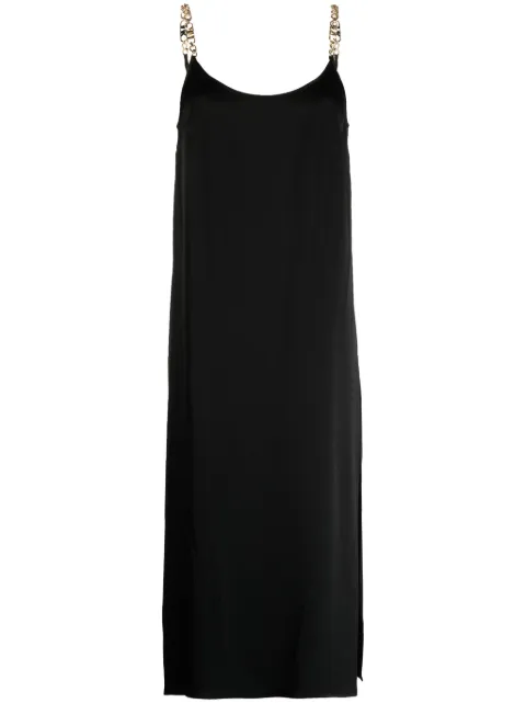 Michael Kors chain-link crepe midi dress