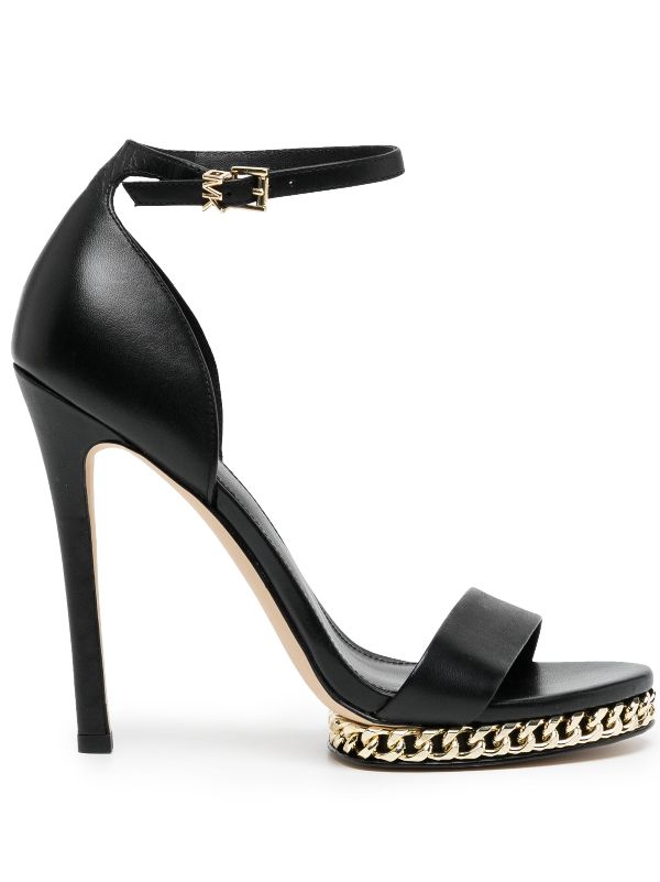 Michael kors black outlet high heels