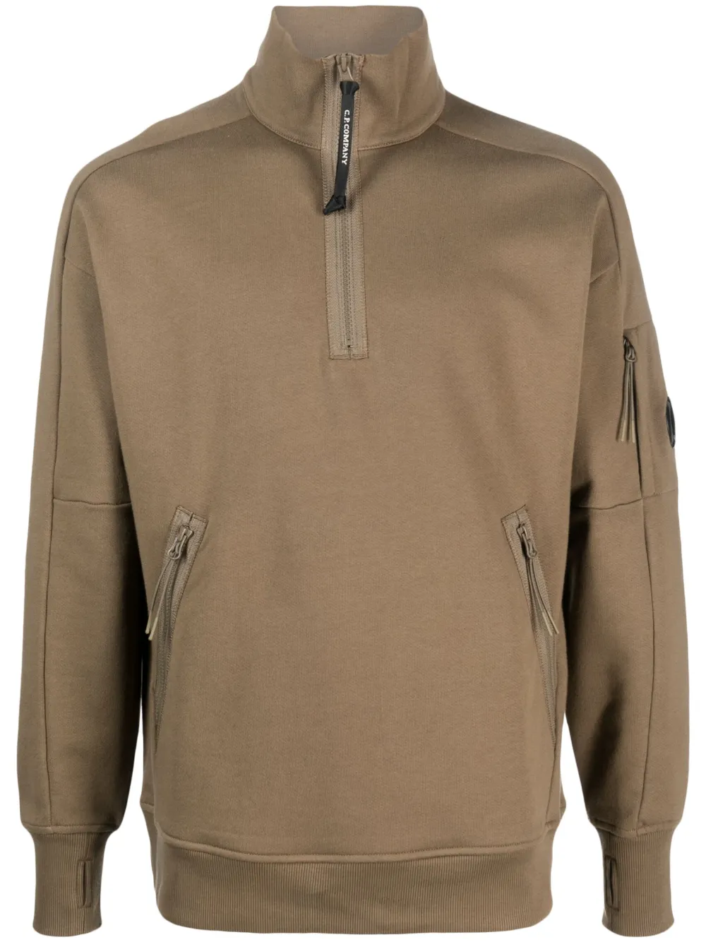 Cp company best sale quarter zip sweatshirt