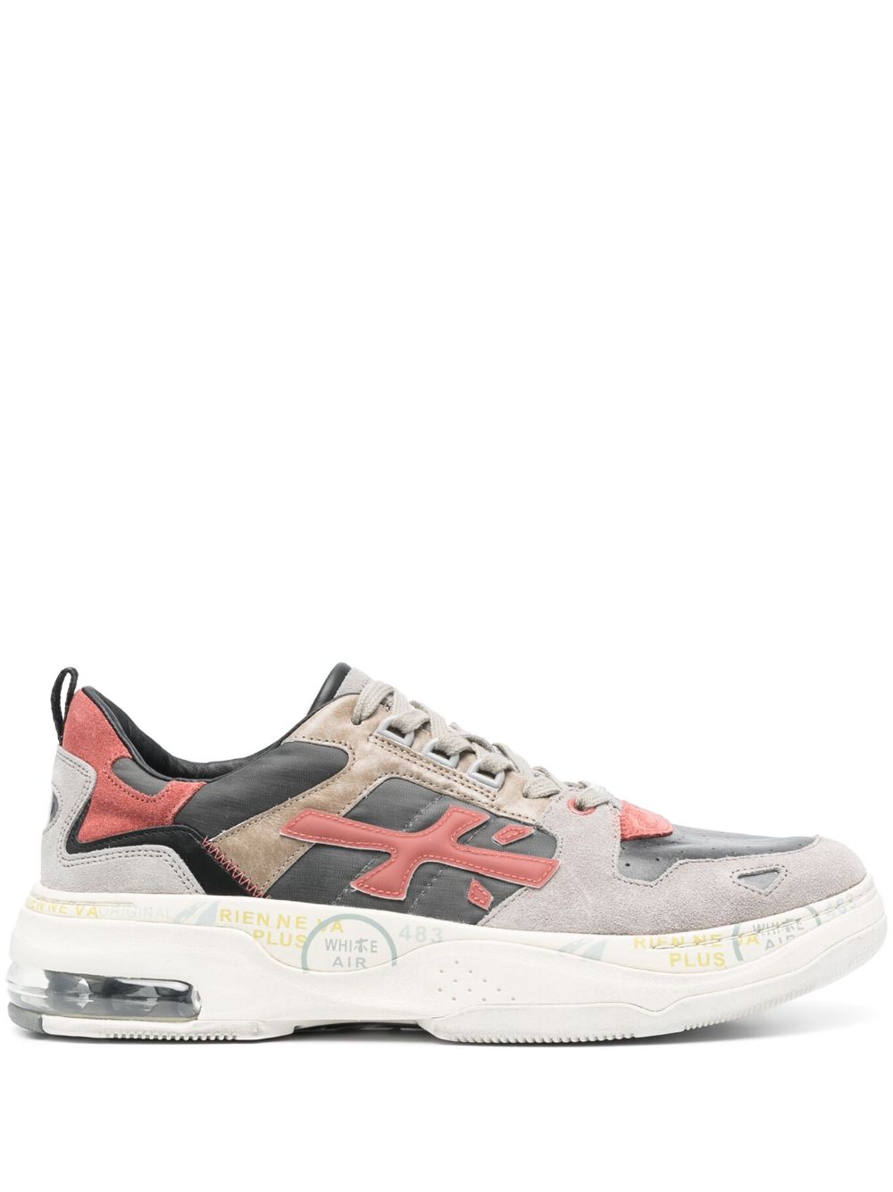 Premiata Drake panelled sneakers - Grey