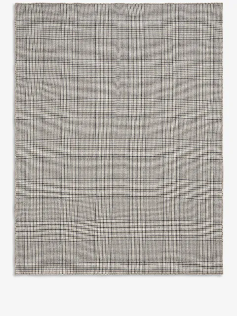 alonpi cashmere Babette check-pattern throw 