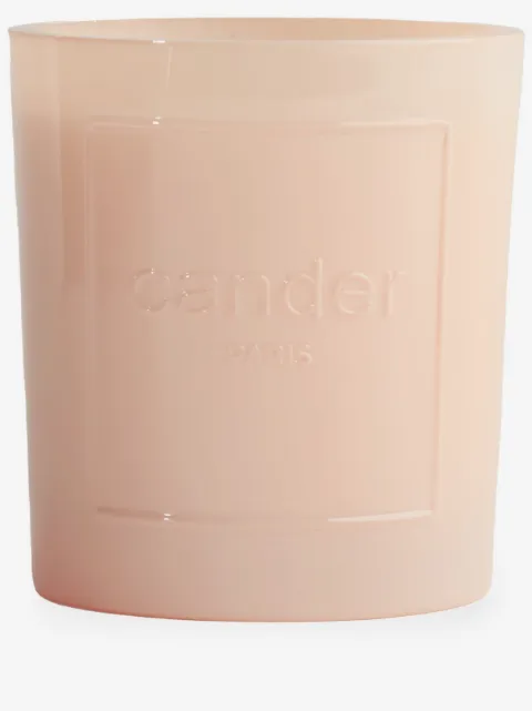 Cander Rose logo-embossed candle 