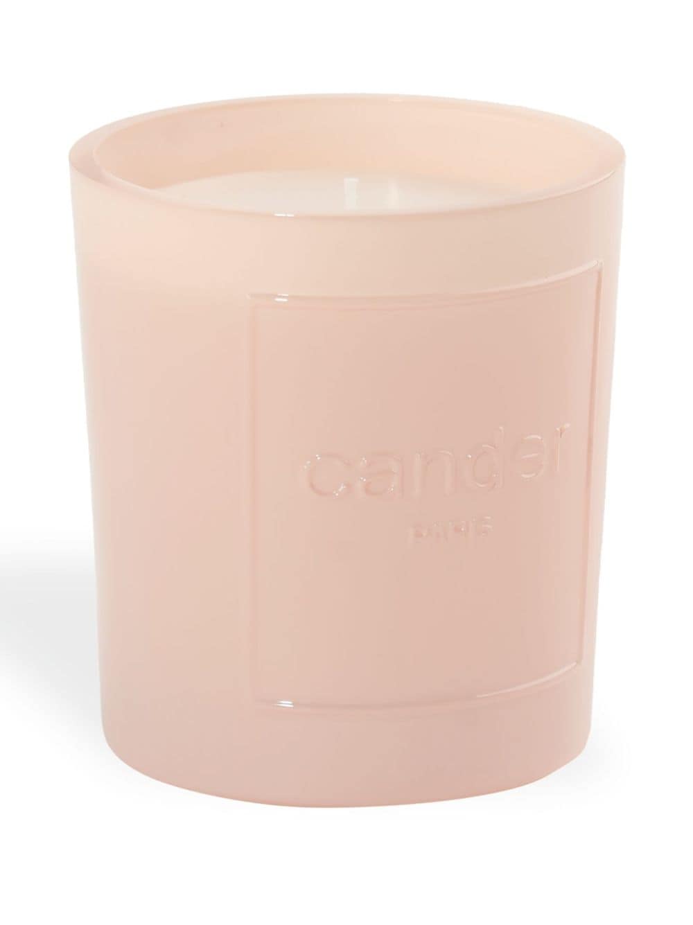 Shop Cander Rose Logo-embossed Candle In Pink