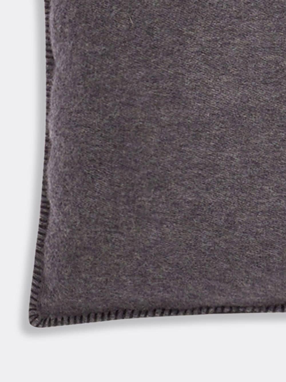Shop Alonpi Cashmere Luberon Brushed-finish Cushion In Grey