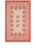 Lisa Corti Camelia Magenta rectangular tablecloth - Pink