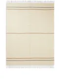 alonpi cashmere Bauvin fringe-detailing throw - Neutrals