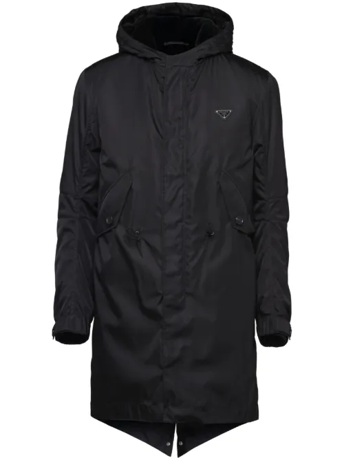 Parka Re-Nylon à capuche - Prada - Modalova