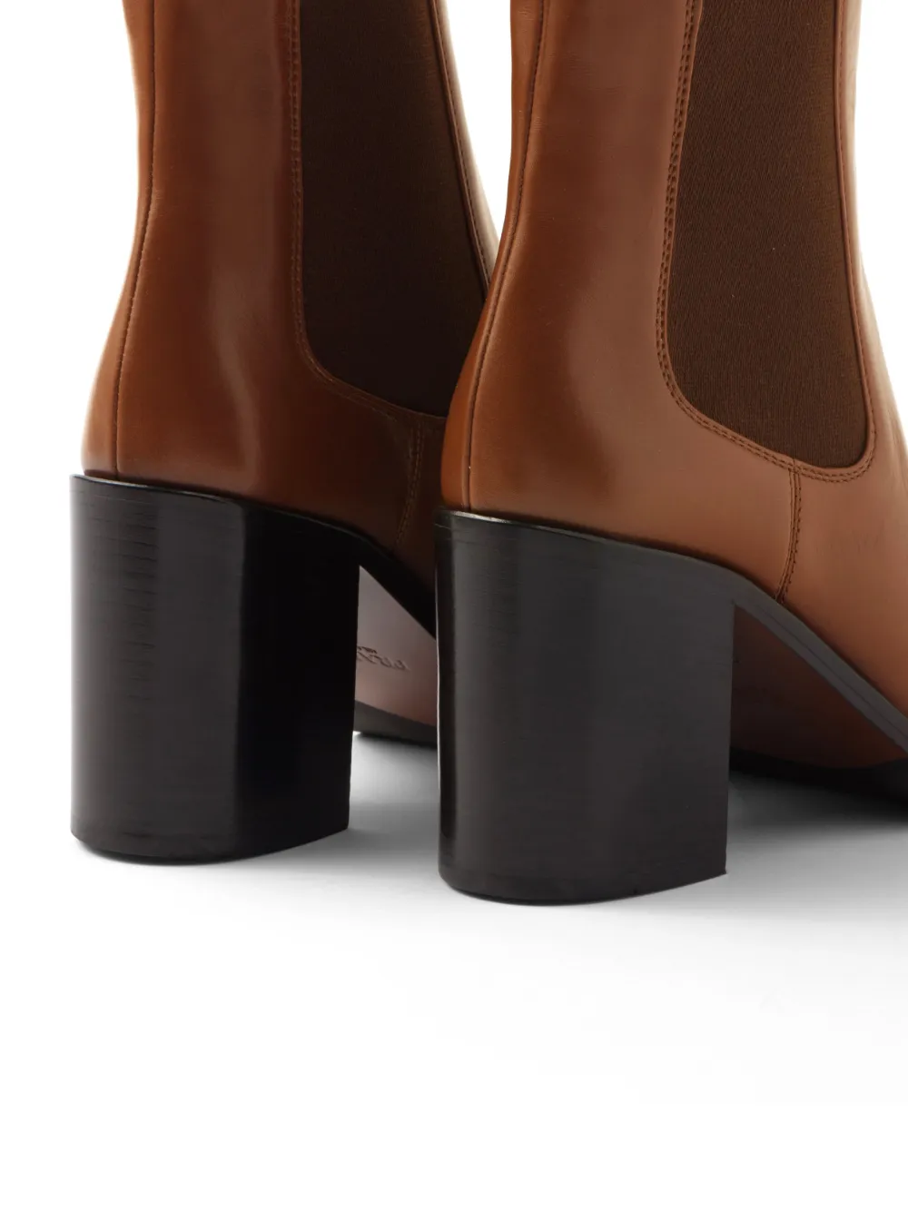 Prada Brushed Leather 85mm Ankle Boots | Brown | FARFETCH Prada Brushed Leather 85mm Ankle Boots | Brown | FARFETCH