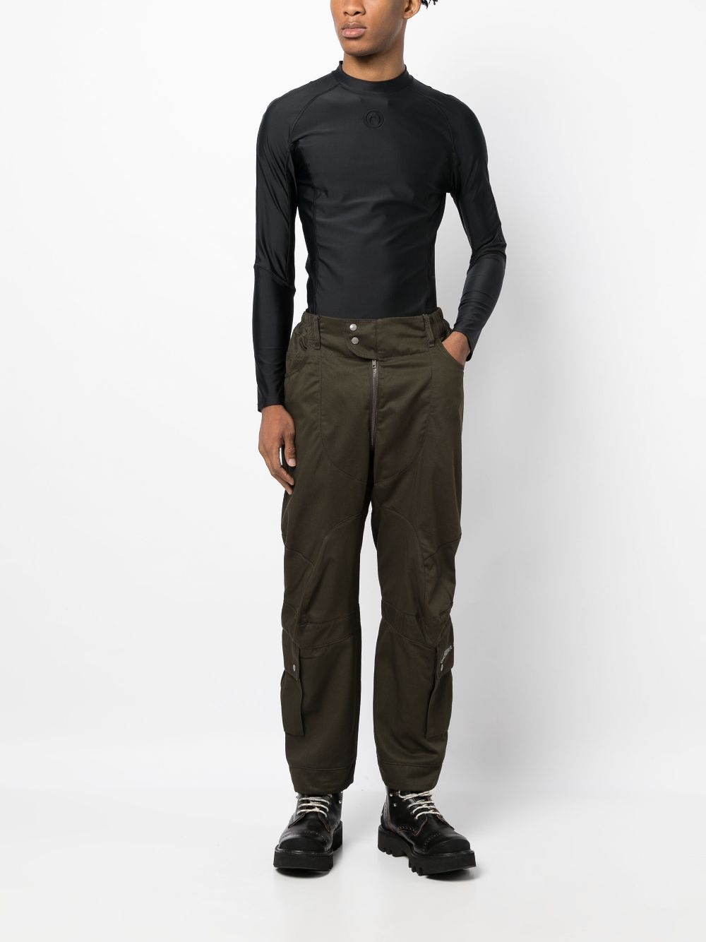 Vivienne Westwood straight-leg cargo trousers - Groen