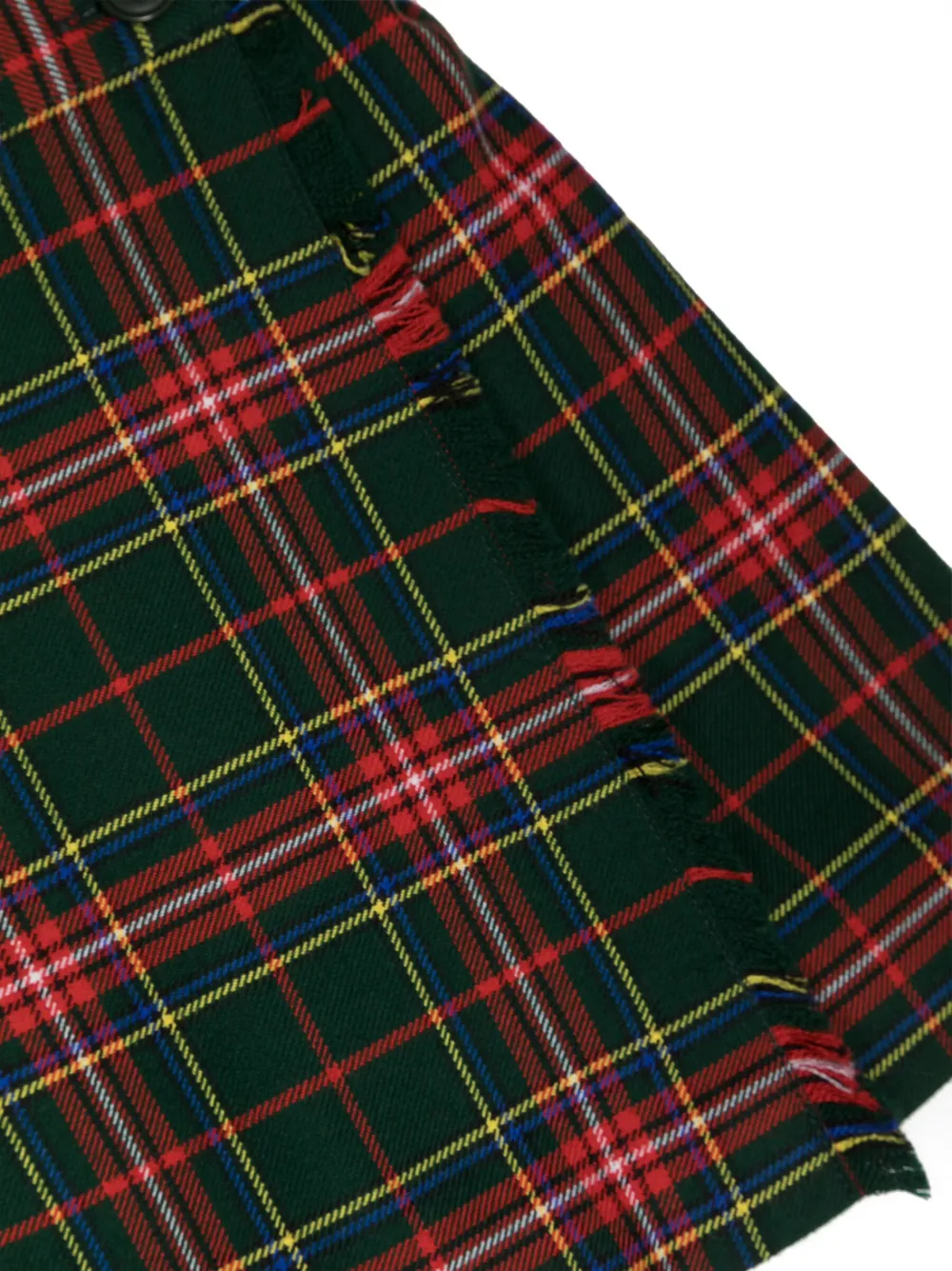  Siola Crocus Plaid-check Shorts - Green 