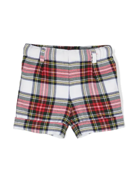 Siola plaid wool shorts