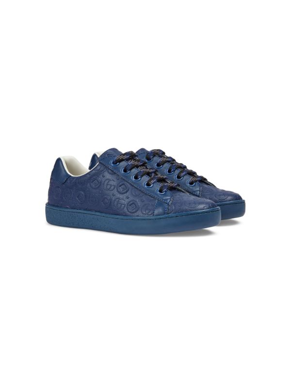 Gucci ace clearance leather blue