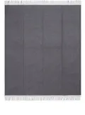 alonpi cashmere Melrose fringe-detailing blanket - Grey