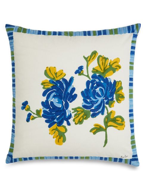 Lisa Corti Vienna floral-print cotton cushion